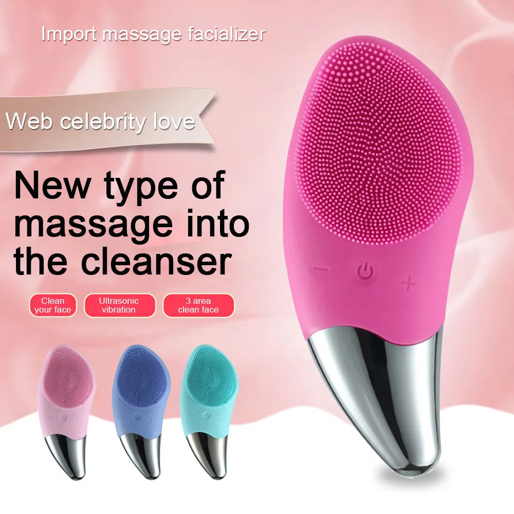 Ultrasonic Face Cleansing Massager