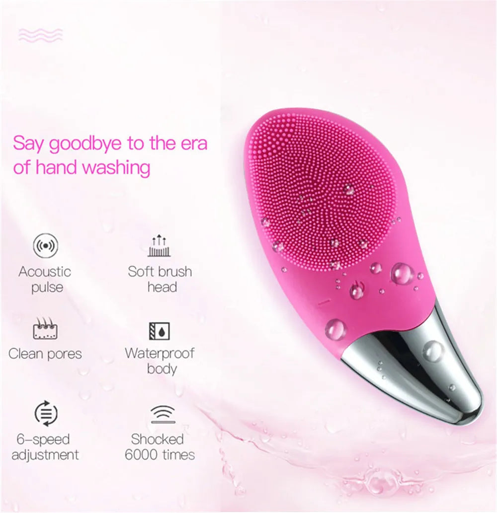 Ultrasonic Face Cleansing Massager