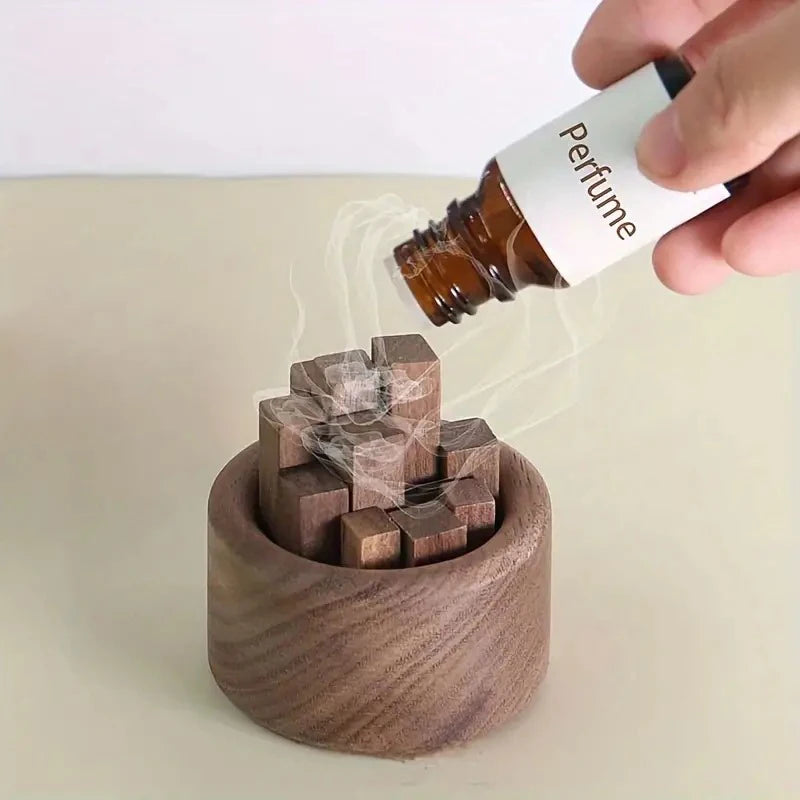 1PC Wood Essential Oil Diffuser - Eco-Friendly Aromatherapy Decor