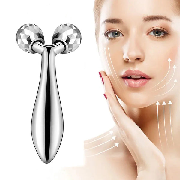 3D Y-Shape Face Rolling Massager