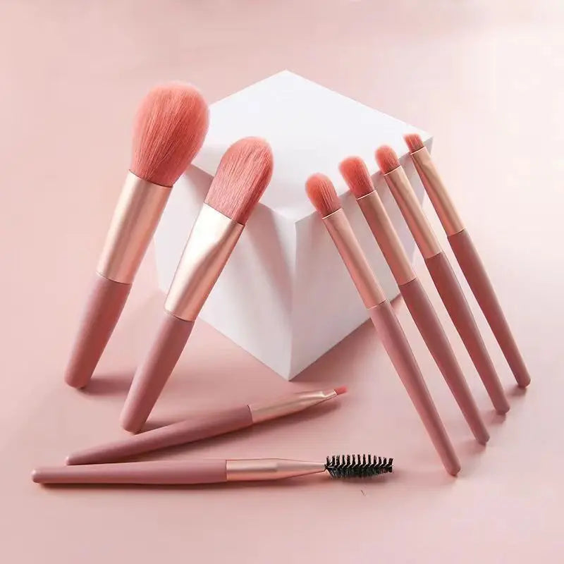 8-Pcs Makeup Brush Set