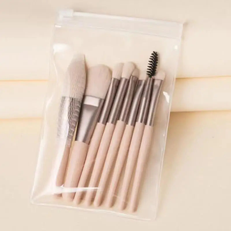 8-Pcs Makeup Brush Set