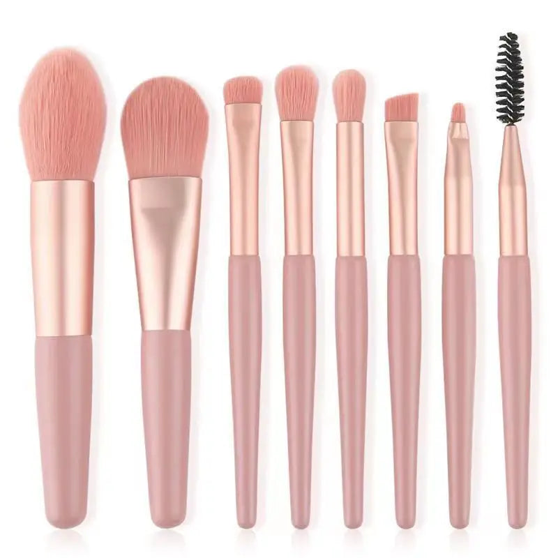 8-Pcs Makeup Brush Set