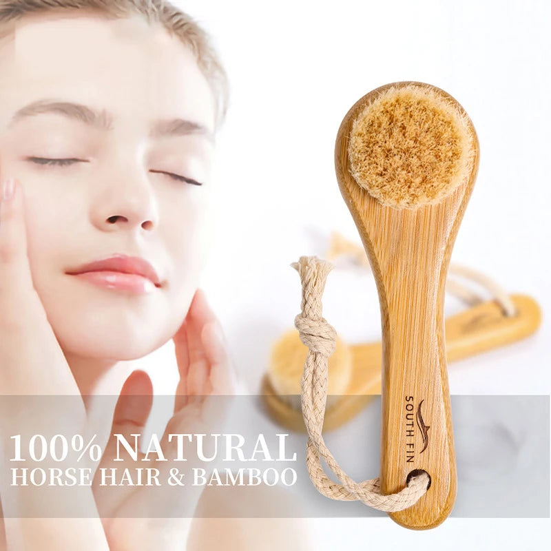 Soft Bamboo Facial Cleansing Brush