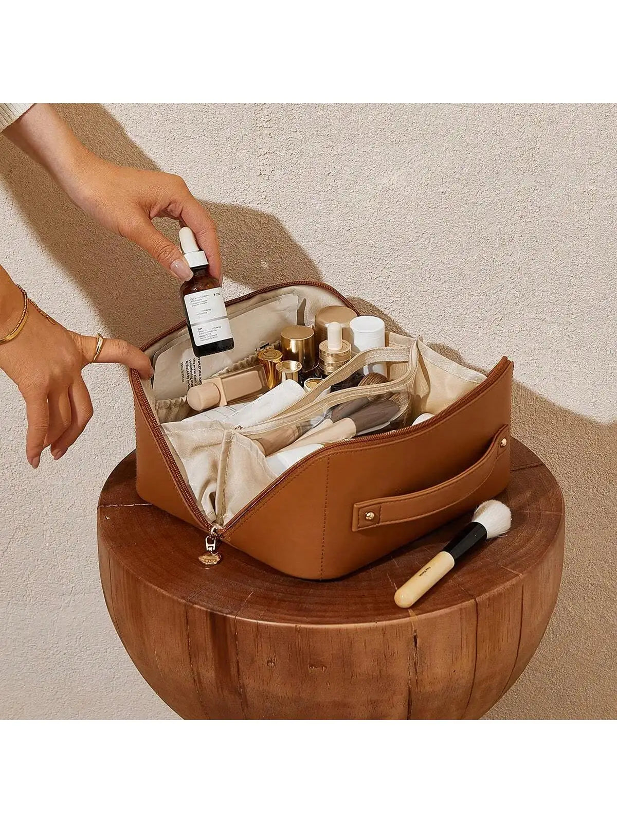 Large-Capacity Portable Makeup Bag for Women