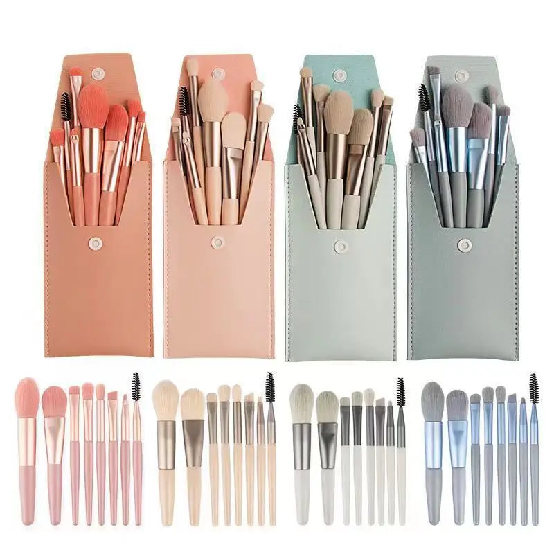 8-Pcs Makeup Brush Set