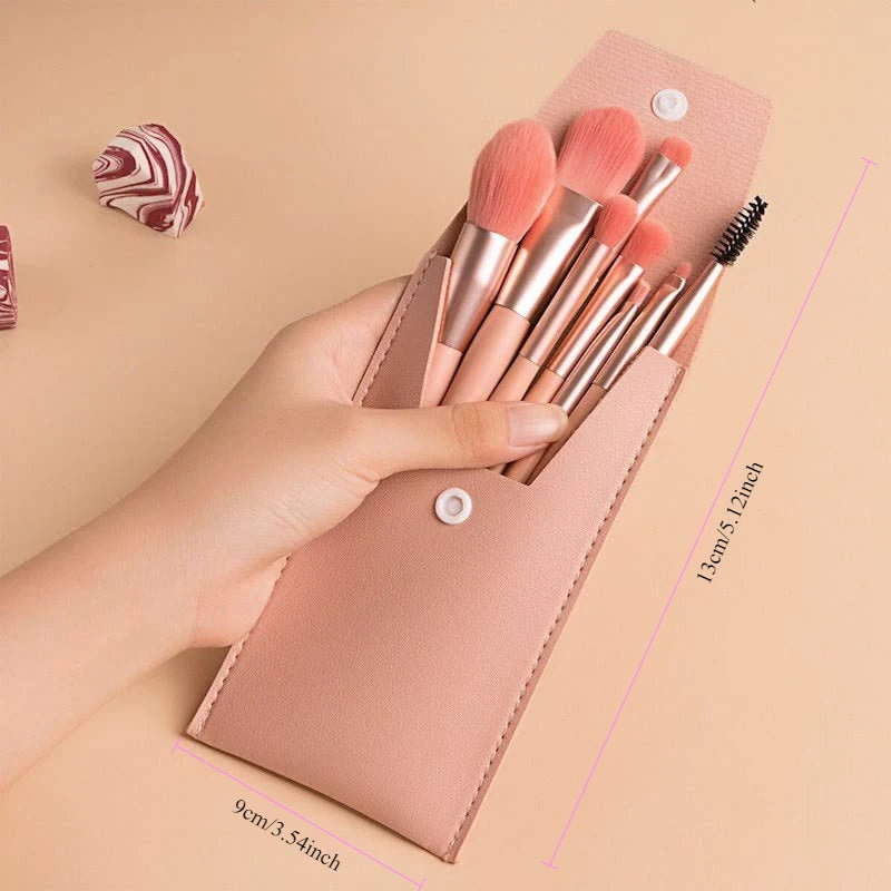 8-Pcs Makeup Brush Set