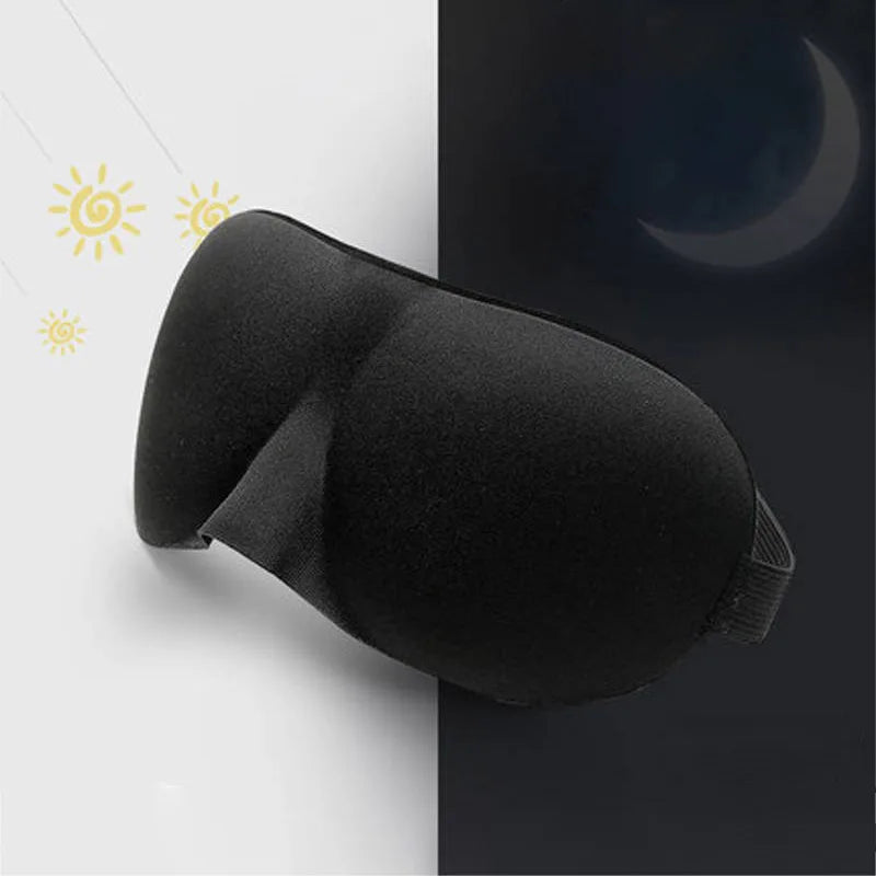 3D Contoured Sleep/Travel Eye Mask – Light Blocking & Comfortable Fit