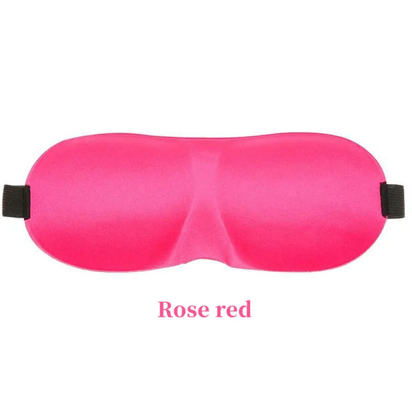3D Contoured Sleep/Travel Eye Mask – Light Blocking & Comfortable Fit
