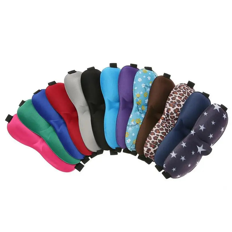 3D Contoured Sleep/Travel Eye Mask – Light Blocking & Comfortable Fit