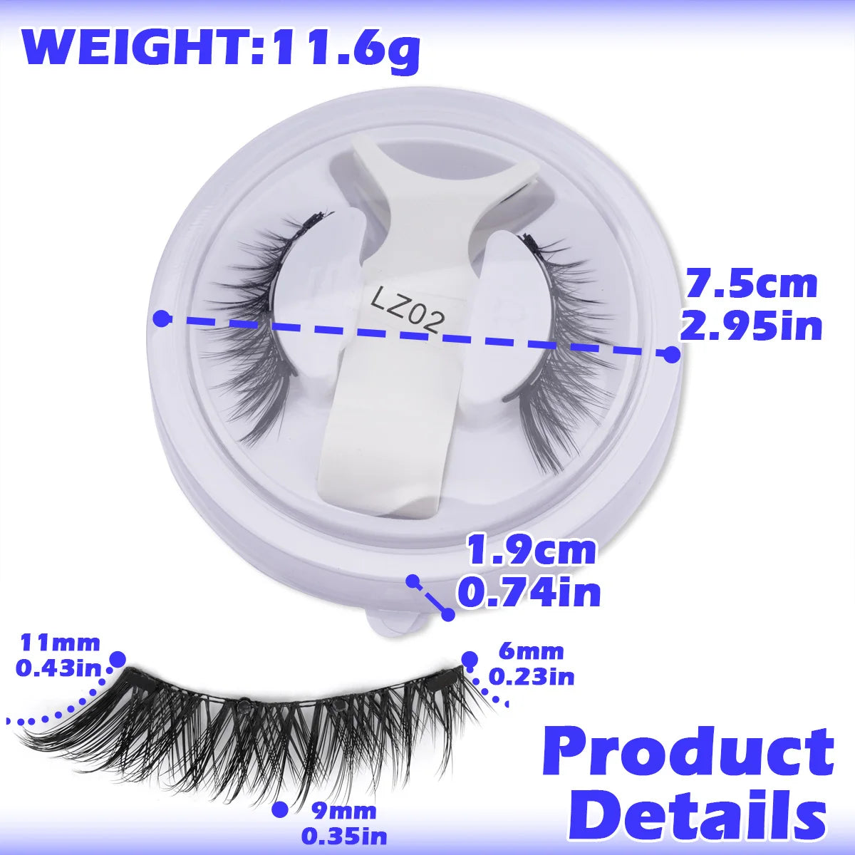 SDO 3D Magnetic Eyelashes Kit