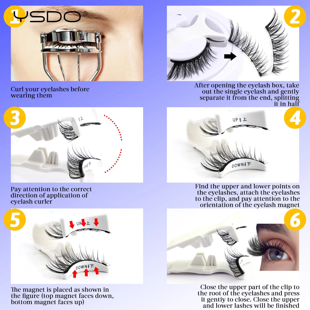SDO 3D Magnetic Eyelashes Kit