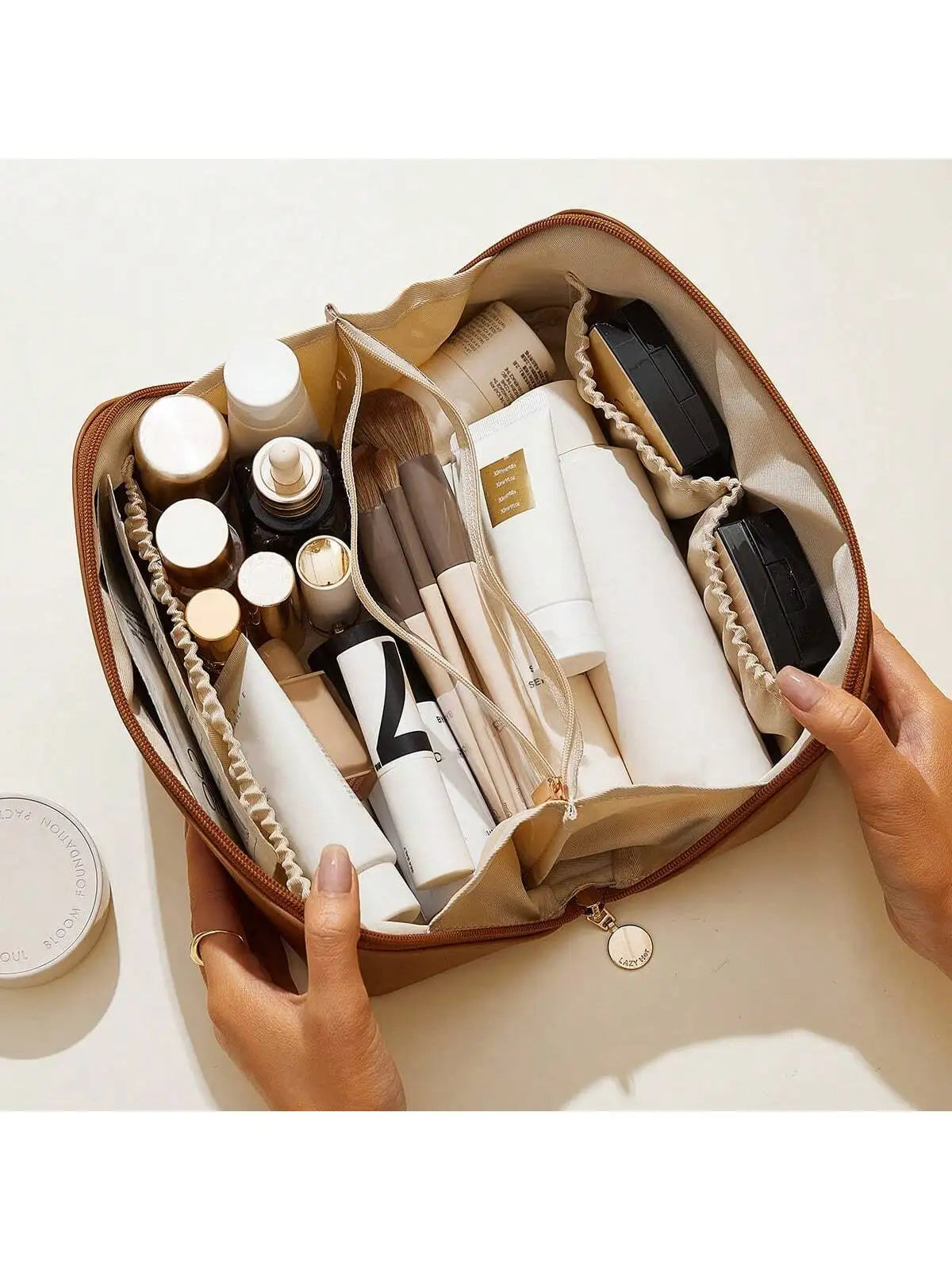 Large-Capacity Portable Makeup Bag for Women