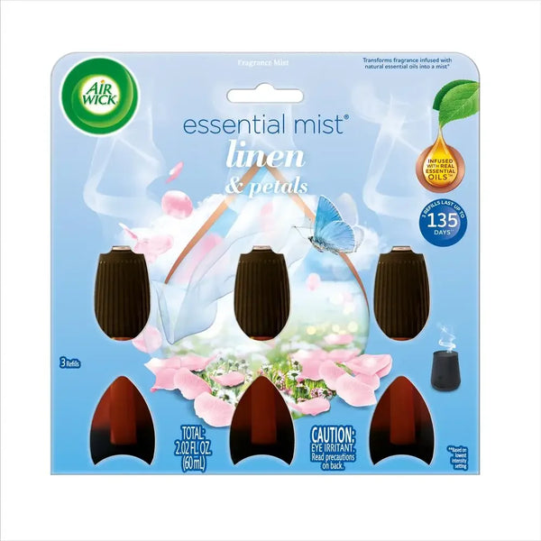Natural Linen & Petals Mist Air Freshener Value Pack