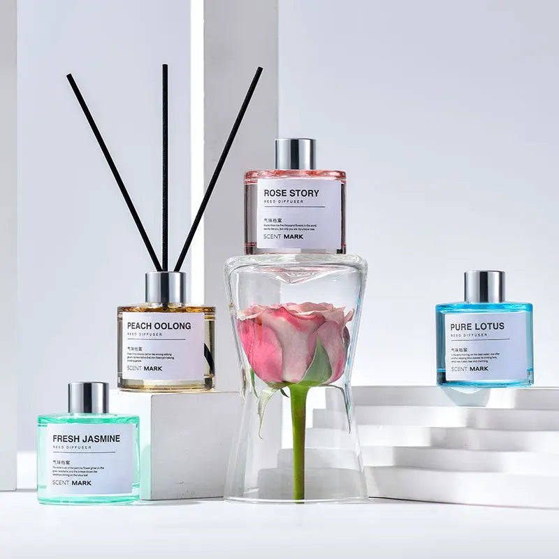 Lavender Rose Jasmine Reed Diffuser Set