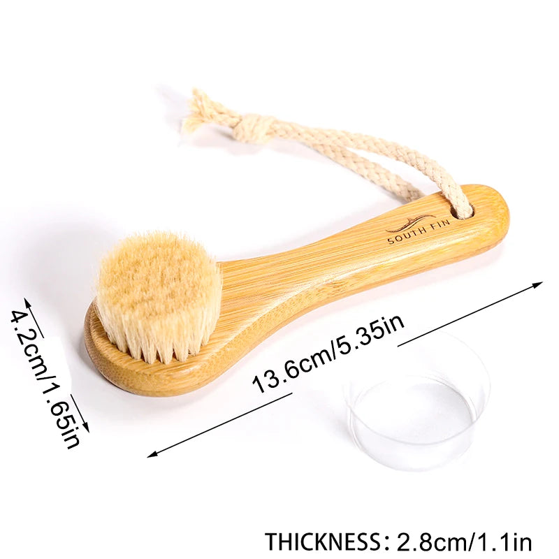 Soft Bamboo Facial Cleansing Brush