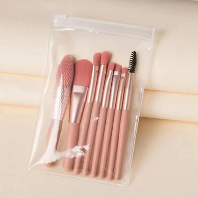8-Pcs Makeup Brush Set